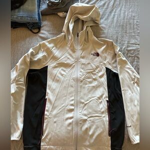 The North Face White and Black Jacket